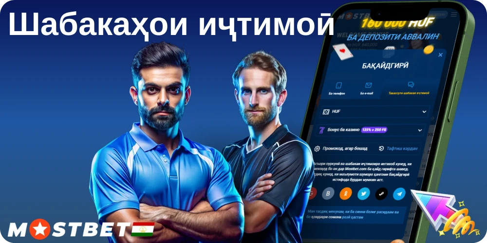 Ба осонӣ дар Mostbet сабти ном кунед